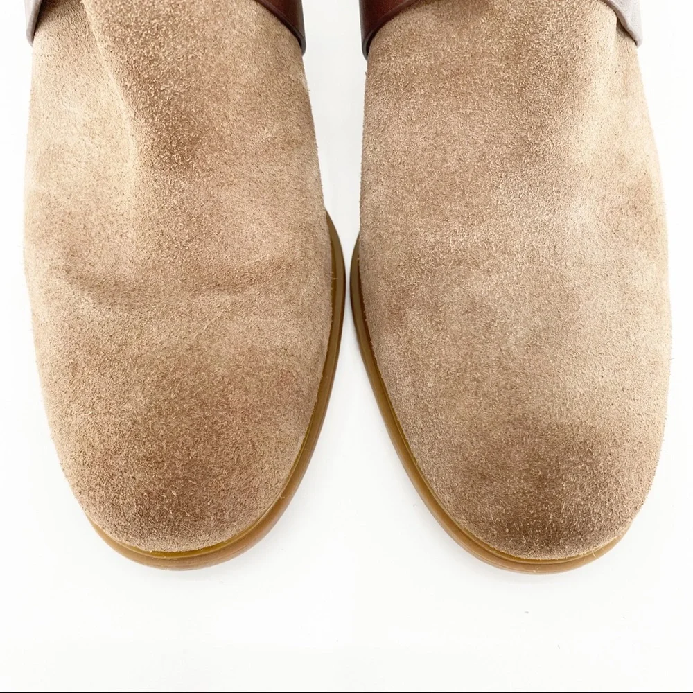 Isola Suede Wrapped Booties Size 9